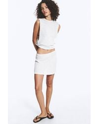 Weekday - Cotton Mini Skirt - Lyst