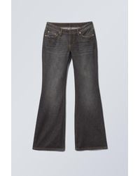 Weekday - Nova Low Waist Slim Bootcut Leg Jeans - Lyst