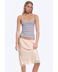Monki - Slim Strap Tank Top - Lyst
