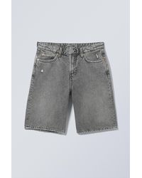 Weekday - Monterey Low Rise Denim Shorts - Lyst