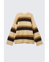 Monki - Relaxed Fit Fluffy Knit Sweater - Lyst