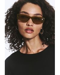 Weekday - Slim Rectangular Sunglasses - Lyst