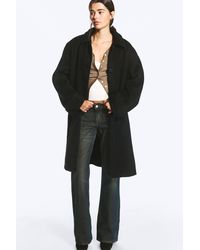 Monki - Knee-Length Single-Breasted Coat - Lyst