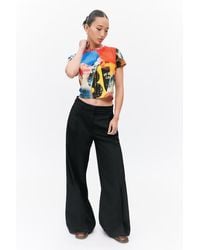 Weekday - Pleated High Waist Wide Leg Suiting Trousers - Lyst