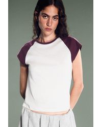 Weekday - Short-Sleeved Raglan T-Shirt - Lyst