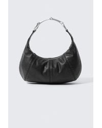 Weekday - Buckle-Handle Faux Leather Hand Bag - Lyst