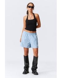 Weekday - Low Rise Cotton Shorts - Lyst