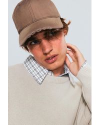 Weekday - Distressed Cotton Twill Baseball Cap - Lyst