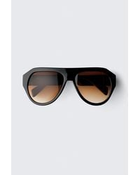 Weekday - Chunky Aviator Sunglasses - Lyst
