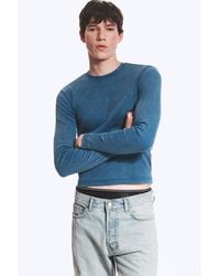Weekday - Ribbed Long-Sleeved T-Shirt - Lyst
