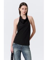 Weekday - Draped Halter Cowl-Neck Top - Lyst