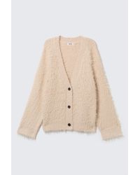 Monki - Oversized V-Neck Cardigan - Lyst