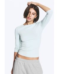 Weekday - Fitted Three-Quarter Sleeve Top - Lyst