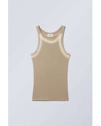 Weekday - Faded Rib Tank Top - Lyst