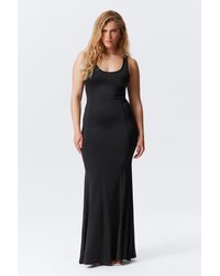 Weekday - Sporty Fit-And-Flare Maxi Dress - Lyst