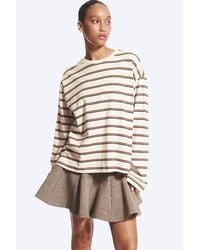 Monki - Long-Sleeved Cotton T-Shirt - Lyst