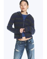 Weekday - Knitted Wool-Blend Zip Hoodie - Lyst