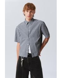 Weekday - Relaxed Fit Short-Sleeved Cotton Shirt - Lyst