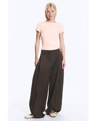 Monki - Open Back Mini T-Shirt - Lyst