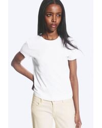 Weekday - Slim Short-Sleeved Cotton T-Shirt - Lyst