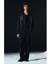 Weekday - Uno Loose Embroidered Suit Trousers - Lyst