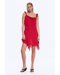 Monki - Sleeveless Square-Neck Mini Dress - Lyst
