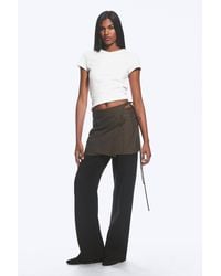 Weekday - Strappy Mini Wrap Skirt - Lyst