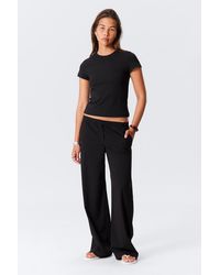 Weekday - Wide Pull On Suiting Trousers - Lyst