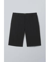 Weekday - Knee Length Suiting Shorts - Lyst