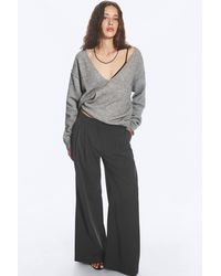 Weekday - Low Waist Pleated Suit Trousers - Lyst