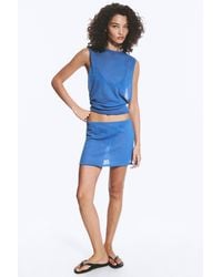 Weekday - Cotton Mini Skirt - Lyst