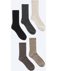 Weekday - 5-Pack Rib Socks - Lyst