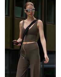 Weekday - Cropped Plunge Sports Top - Lyst