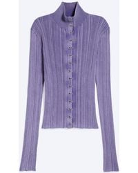 Weekday - Ribbed Fitted Cardigan - Lyst