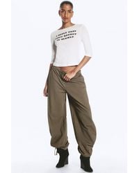 Weekday - Low Rise Baggy Ripstop Trousers - Lyst