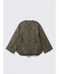 Weekday - Oversized Quilted Liner Jacket - Lyst