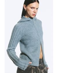 Weekday - Knitted Zip Hoodie - Lyst