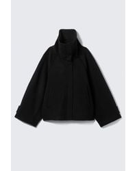 Weekday - Loose Fit Wool Jacket With Raglan Sleeves - Lyst