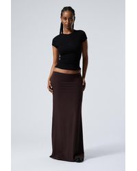 Weekday - Mid Rise Slim Fit Maxi Skirt - Lyst