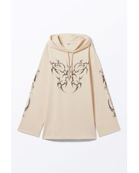 Weekday - Oversized Hoodie Mini Dress - Lyst
