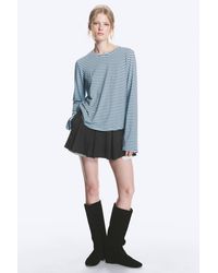 Monki - Long-Sleeved Viscose Top - Lyst