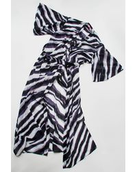 Hunkemöller Kimono Met Zebra Print Zwart