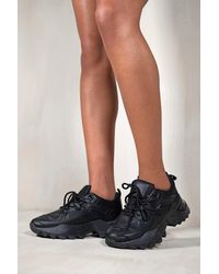 Where's That From Flavia Chunky Thick Sole Sneakers - Black