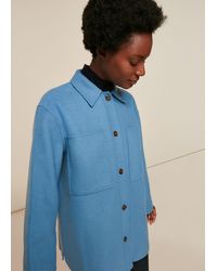 Whistles - Classic Wool Overshirt - Lyst