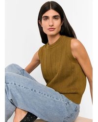 Whistles - Pointelle Knitted Tank - Lyst