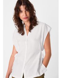 Whistles - Button Down Tie Side Shirt - Lyst