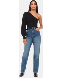 Whistles - One Shoulder Knit - Lyst