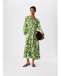 Whistles - Floral Trapeze Shirt Dress - Lyst