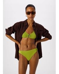 Whistles - Textured Bikini Bottom - Lyst