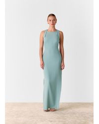 Whistles - Tie Back Maxi Dress - Lyst